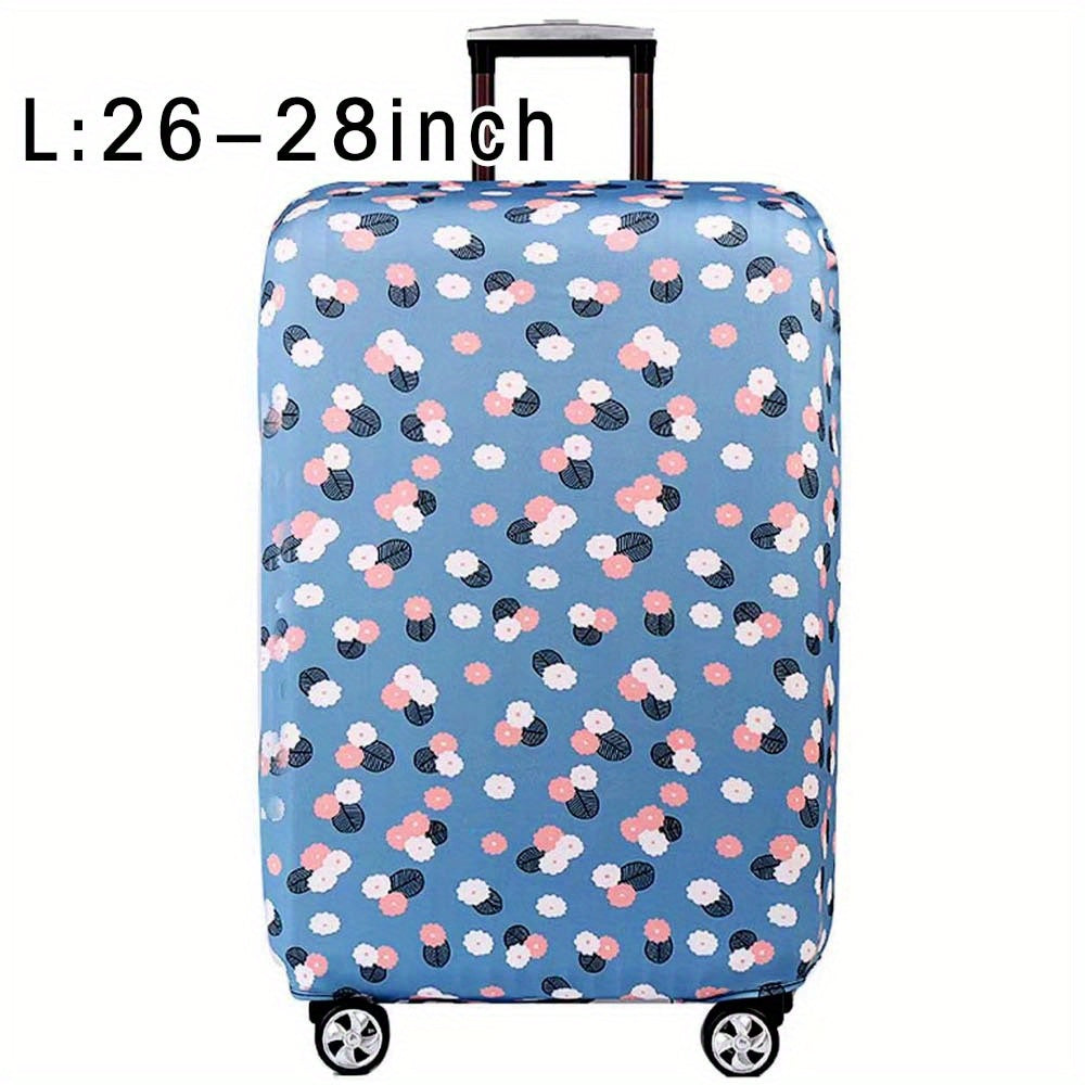Durable Polyester Luggage Cover for Men and Women Travel Suitcase Protector