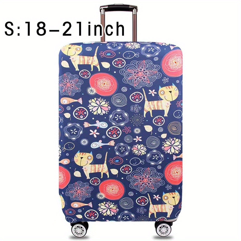 Durable Polyester Luggage Cover for Men and Women Travel Suitcase Protector