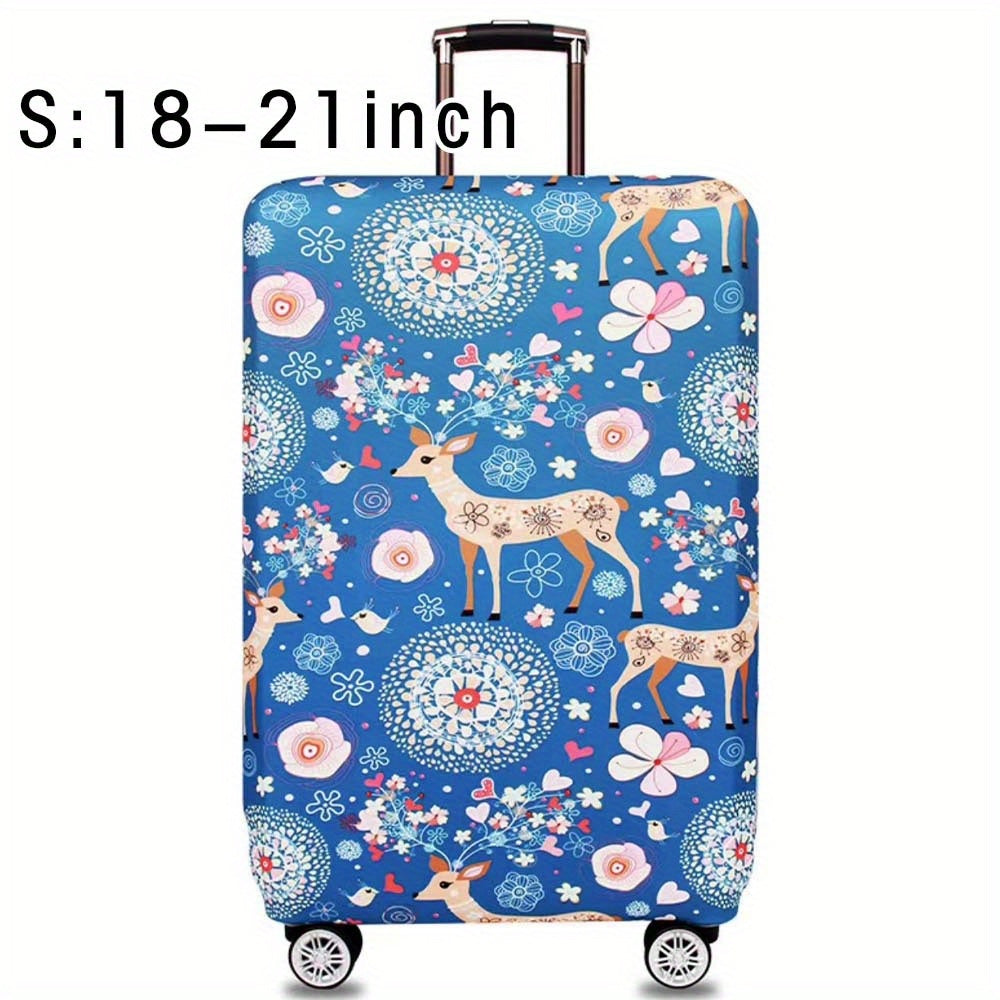 Durable Polyester Luggage Cover for Men and Women Travel Suitcase Protector