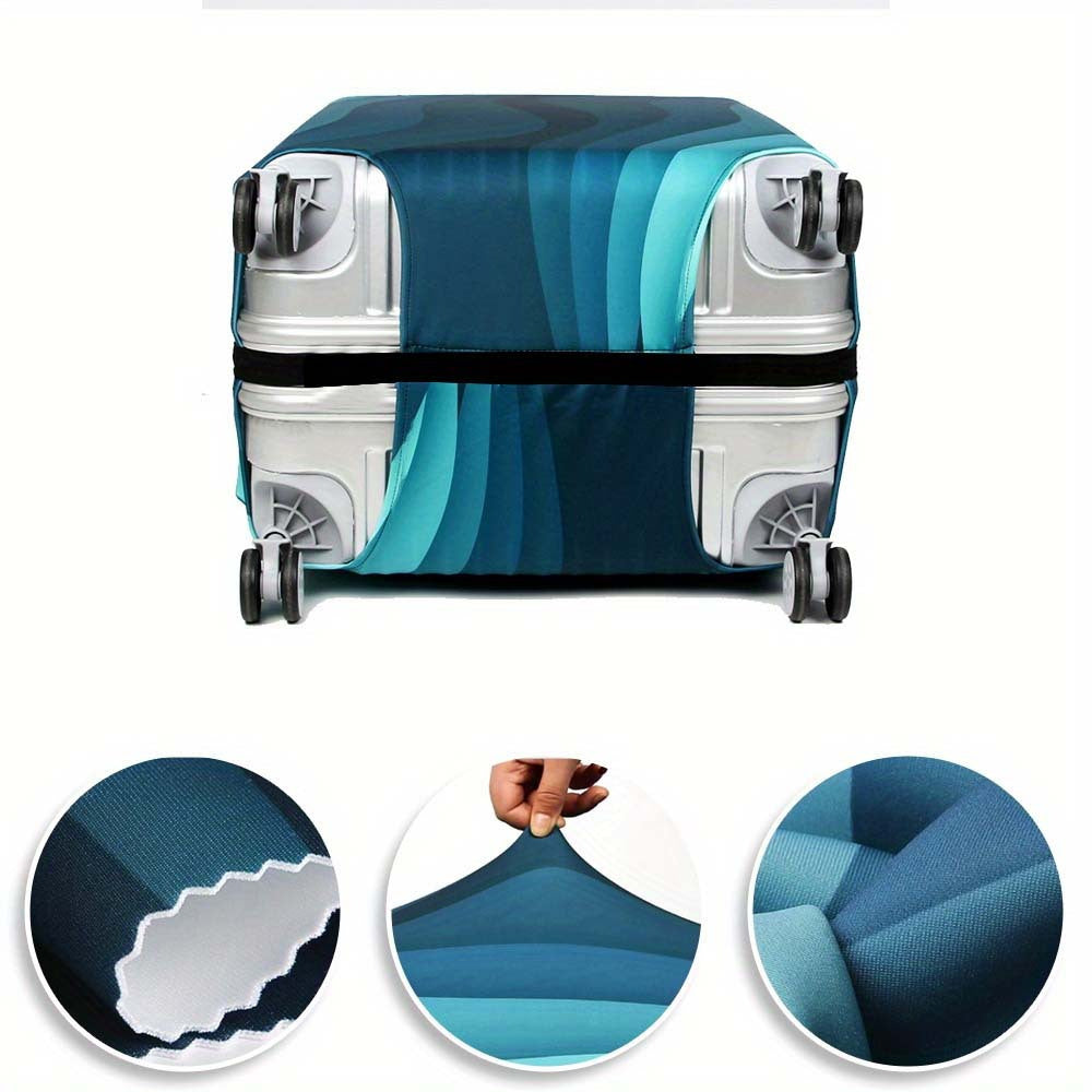 Durable Polyester Luggage Cover for Men and Women Travel Suitcase Protector