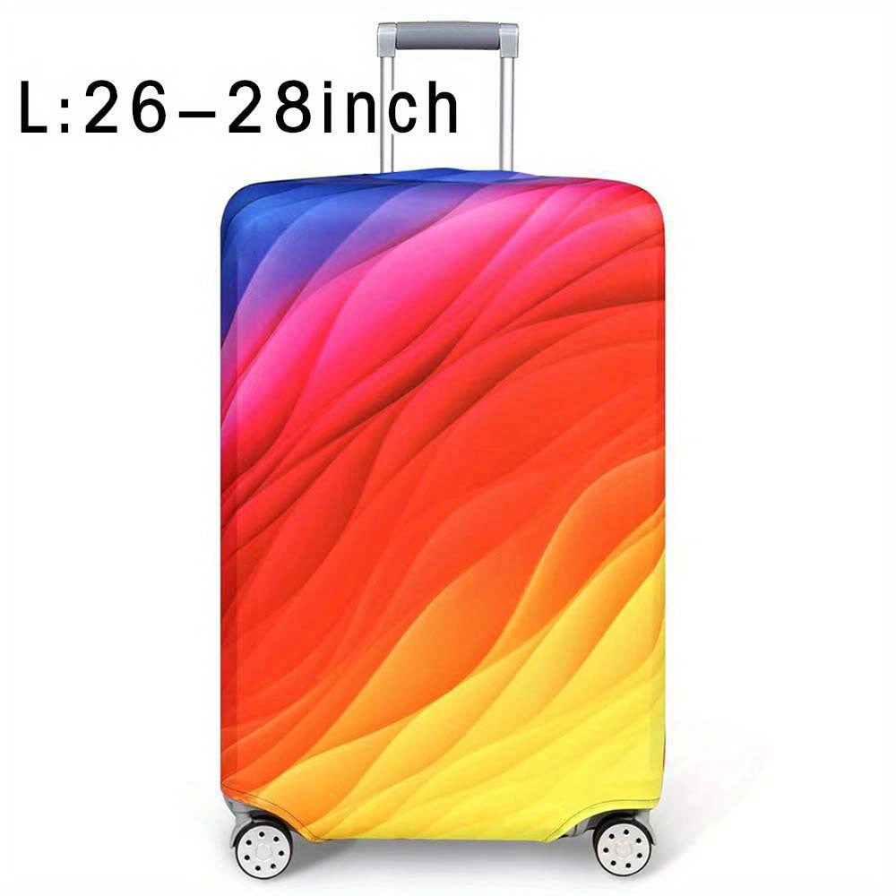 Durable Polyester Luggage Cover for Men and Women Travel Suitcase Protector