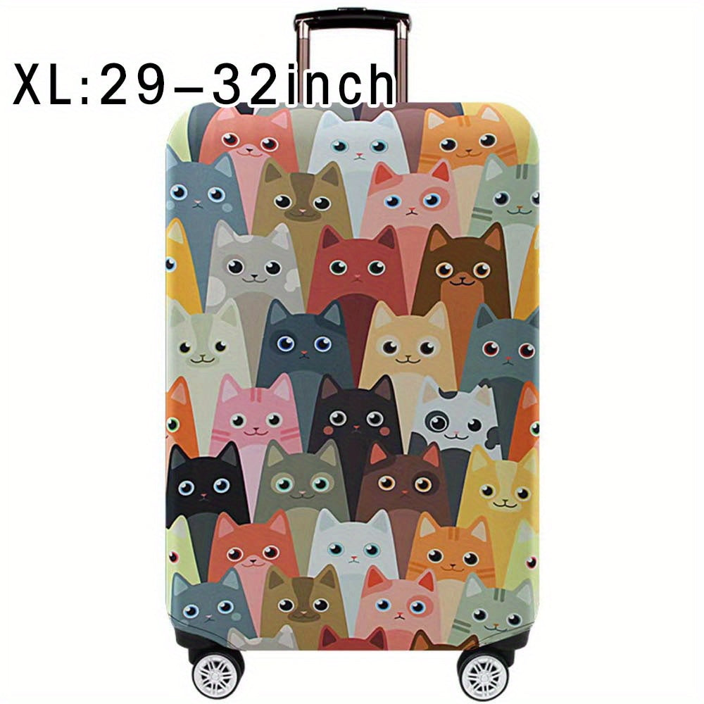 Durable Polyester Luggage Cover for Men and Women Travel Suitcase Protector