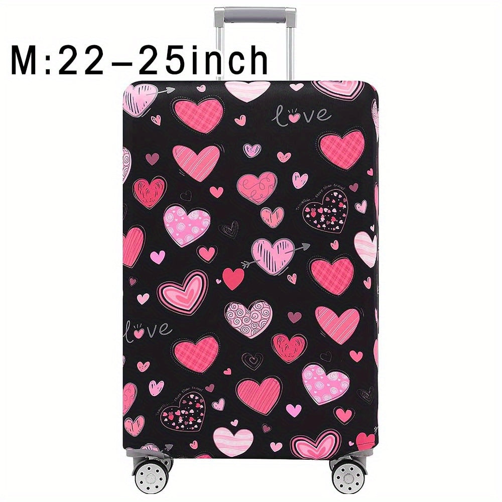 Durable Polyester Luggage Cover for Men and Women Travel Suitcase Protector