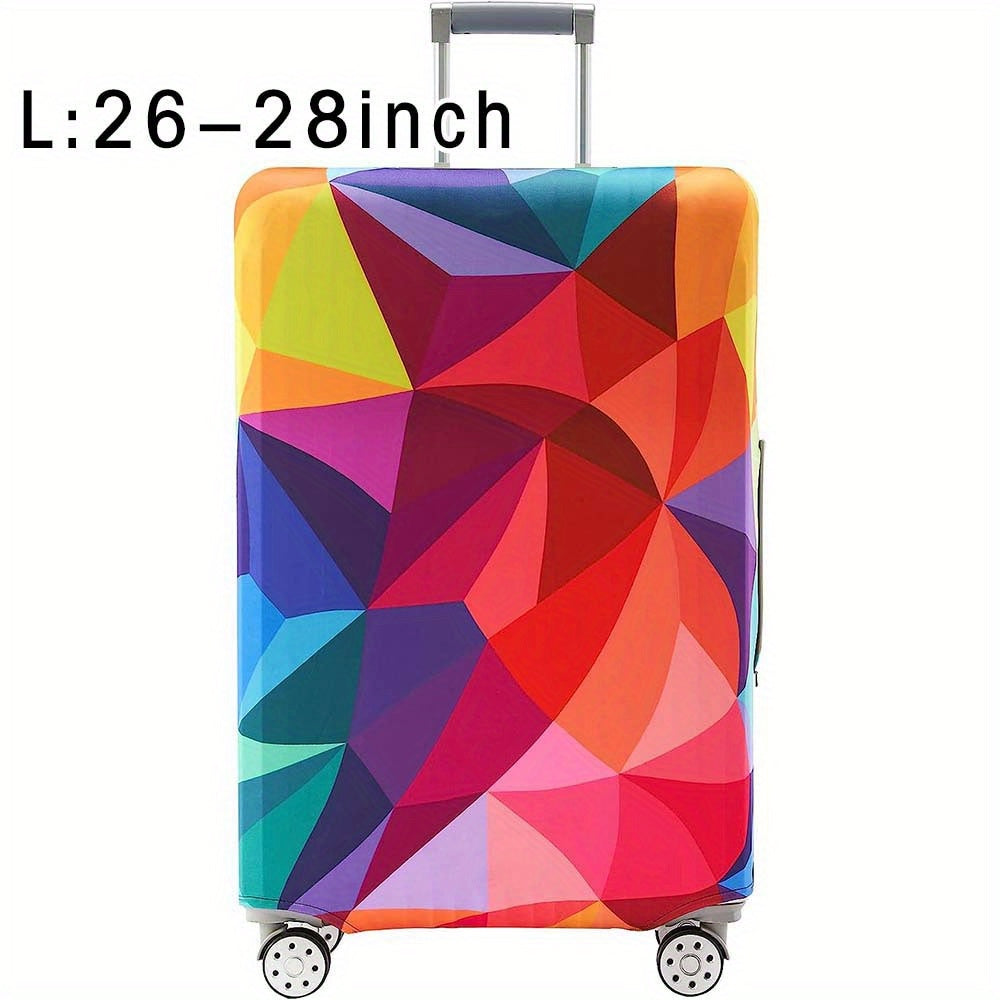 Durable Polyester Luggage Cover for Men and Women Travel Suitcase Protector