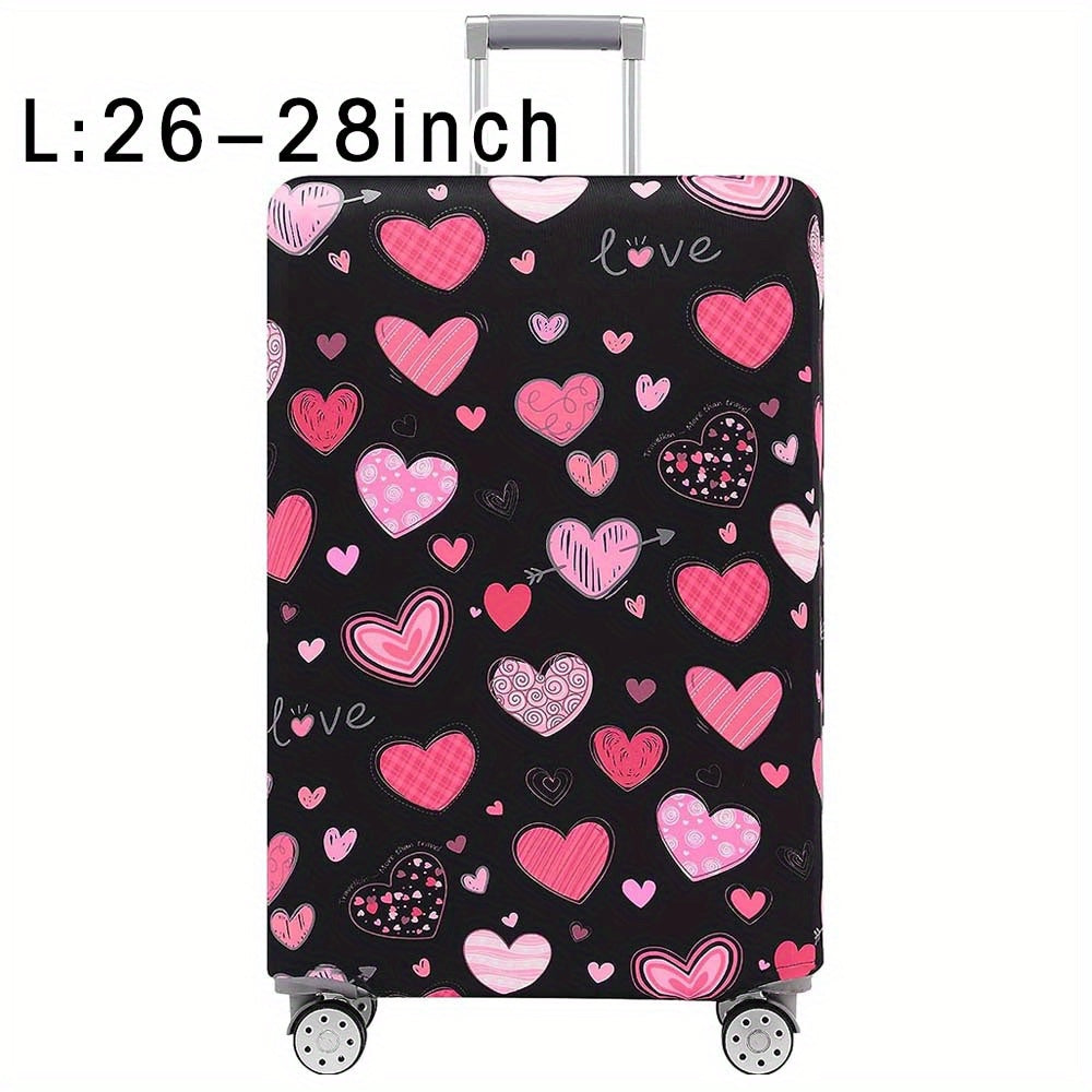 Durable Polyester Luggage Cover for Men and Women Travel Suitcase Protector