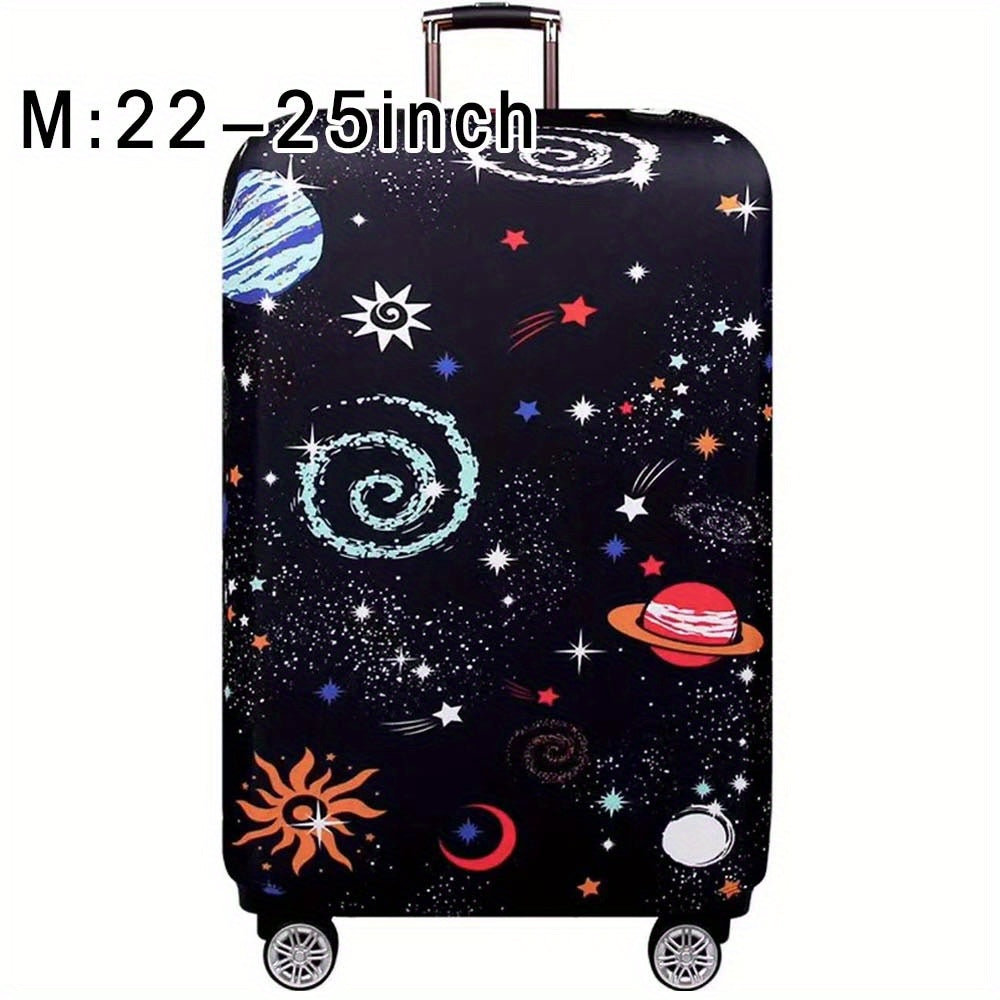 Durable Polyester Luggage Cover for Men and Women Travel Suitcase Protector