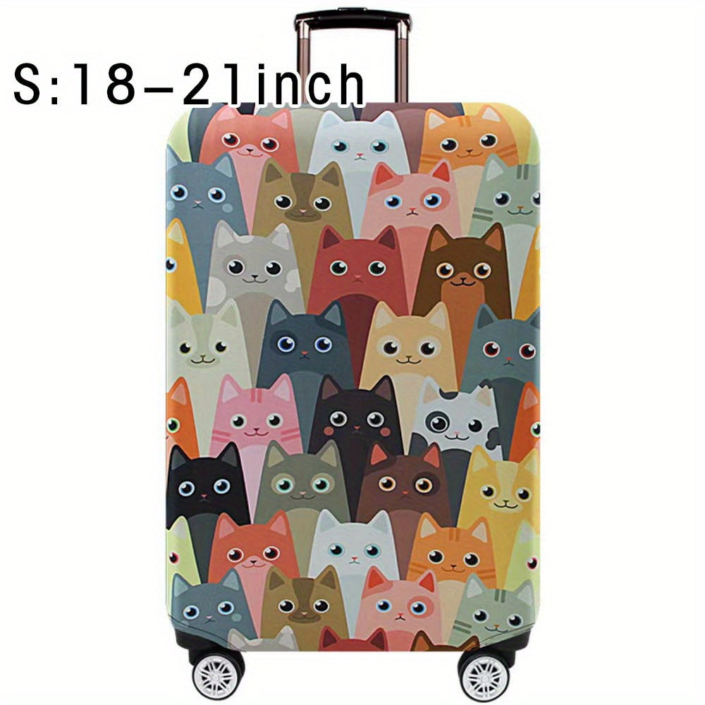 Durable Polyester Luggage Cover for Men and Women Travel Suitcase Protector