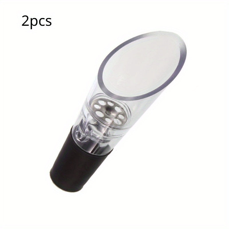 Acrylic Wine Pourer Drip-Free Aerating Spout for Kitchen and Restaurant