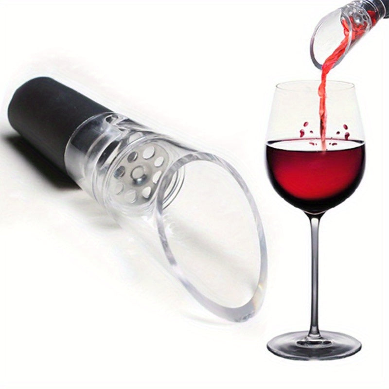 Acrylic Wine Pourer Drip-Free Aerating Spout for Kitchen and Restaurant