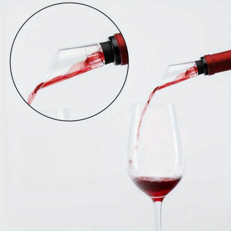 Acrylic Wine Pourer Drip-Free Aerating Spout for Kitchen and Restaurant