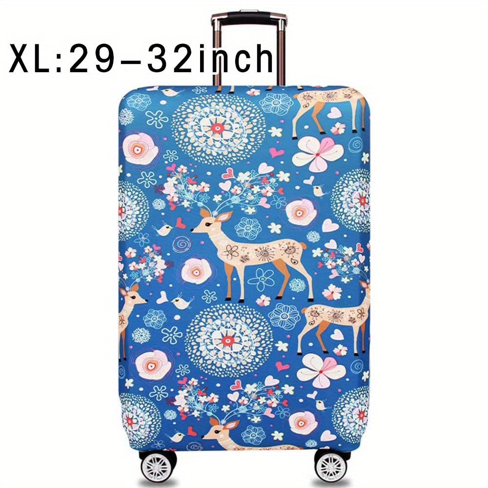 Durable Polyester Luggage Cover for Men and Women Travel Suitcase Protector