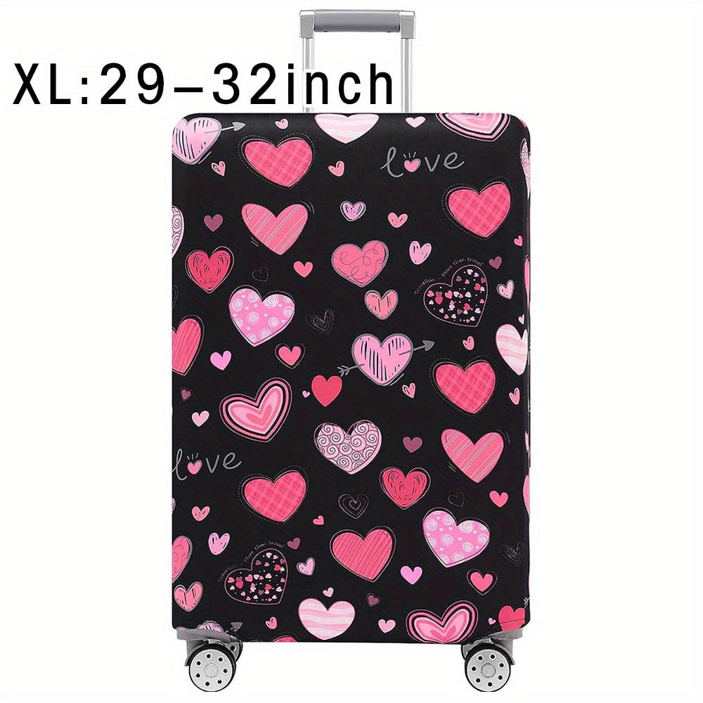Durable Polyester Luggage Cover for Men and Women Travel Suitcase Protector