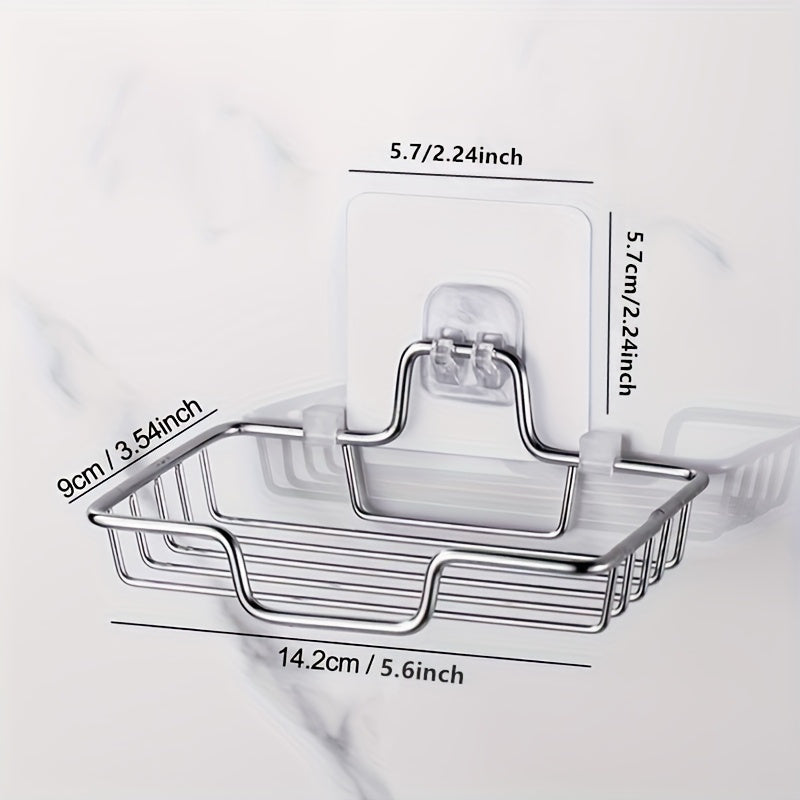 1 dona uchun zanglamaydigan po'latdan yasalgan sabun qutisi, o'rnatish oson, zarbasiz devor yopishtiruvchi sabun ushlagich, uyda foydalanish uchun devorga o'rnatiladigan hammom drenaj sabun tokchasi, uy jihozlari sifatida hammom aksessuarlari kiritilgan.