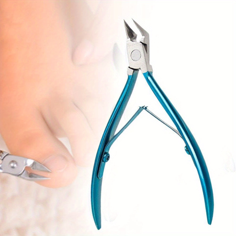 Stainless Steel Ingrown Toenail Tool with Sharp Pointed Tip Wide Jaw Podiatry Nail Clipper