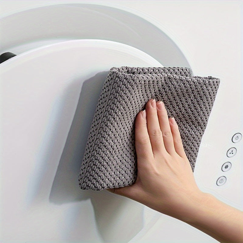 Ультрамягкие вафельные полотенца для посуды, 5 штук быстросохнущих абсорбирующих микрофибровых чистящих полотенец для кухни, ванной, гостиной и использования на улице - многоразовые полотенца для дома и отеля