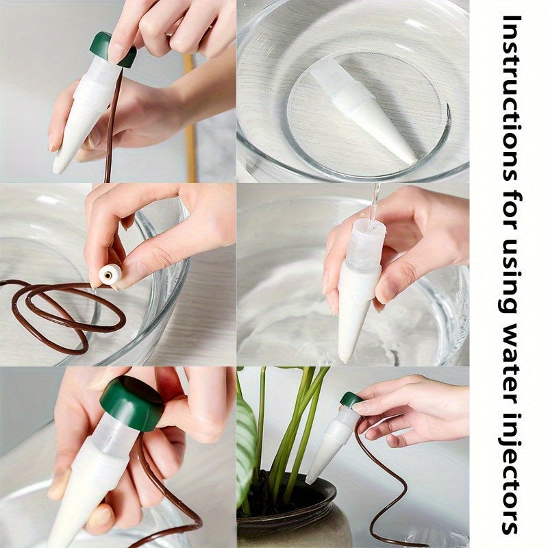 Seramika o'z-o'zini sug'oradigan o'simliklar uchun 6 ta to'plam ichki va tashqi o'simliklar