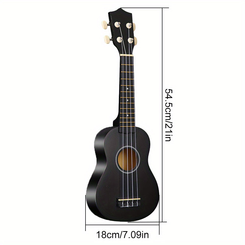 Adult Beginner Ukulele 53.34cm Hawaiian Style Four-String Musical Instrument in Multiple Colors