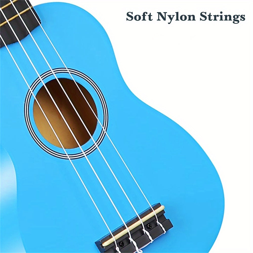 Adult Beginner Ukulele 53.34cm Hawaiian Style Four-String Musical Instrument in Multiple Colors