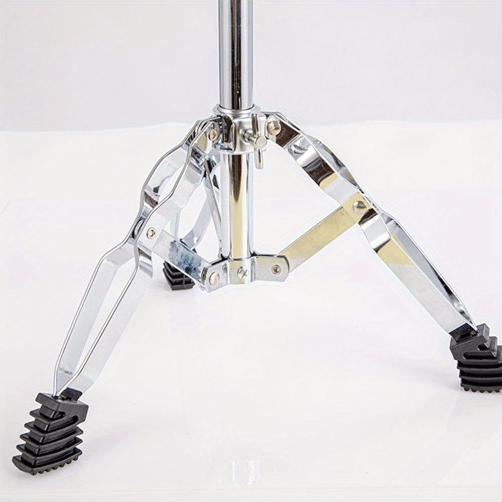 Silver Grey Alloy Snare Drum Stand Fits 30.48 cm Drum Pad Adjustable Height