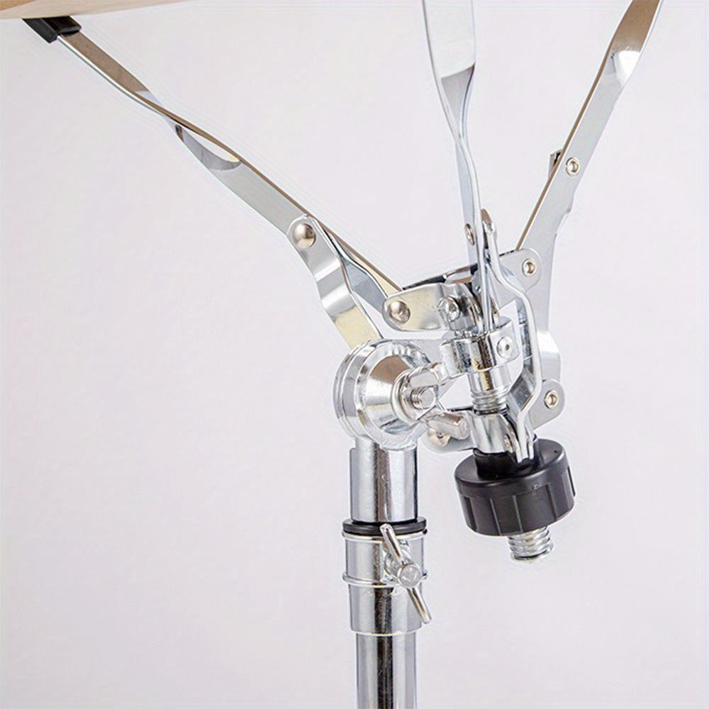 Silver Grey Alloy Snare Drum Stand Fits 30.48 cm Drum Pad Adjustable Height