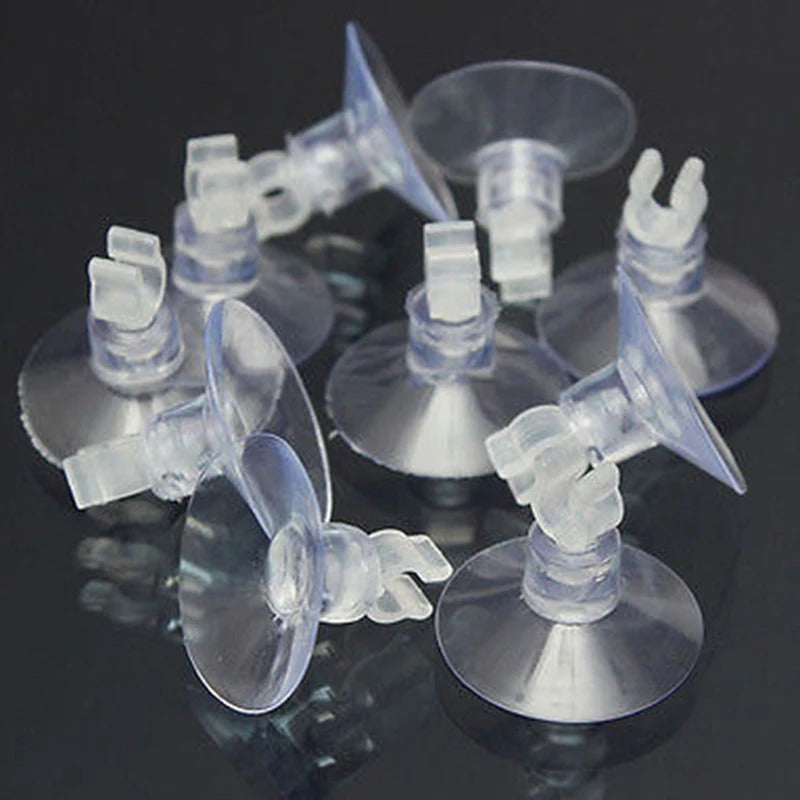 20 Suction Cups for Aquarium Air Pump Pipe Securing Fish Tank Accessories