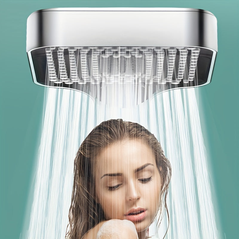 Plastic Handheld Shower Head with Adjustable Spray and Water-Efficient Design