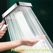 Plastic Handheld Shower Head with Adjustable Spray and Water-Efficient Design