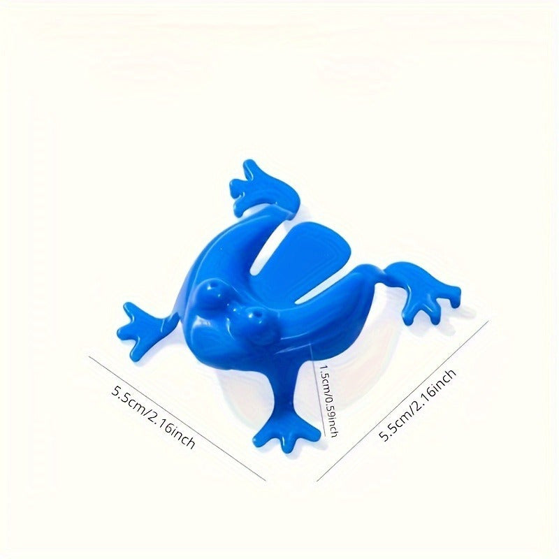15 Colorful Mini Fidget Jumping Frogs for Finger Dexterity and Math Skills