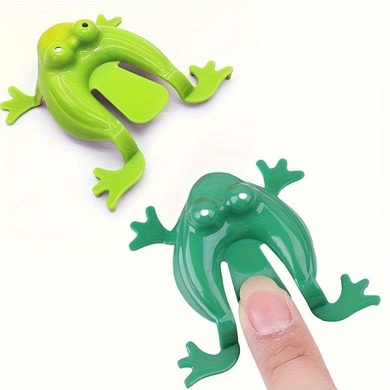 15 Colorful Mini Fidget Jumping Frogs for Finger Dexterity and Math Skills