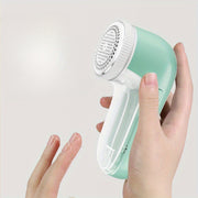 Clothing Lint Remover USB Rechargeable with Three-Leaf Blade Spring Green