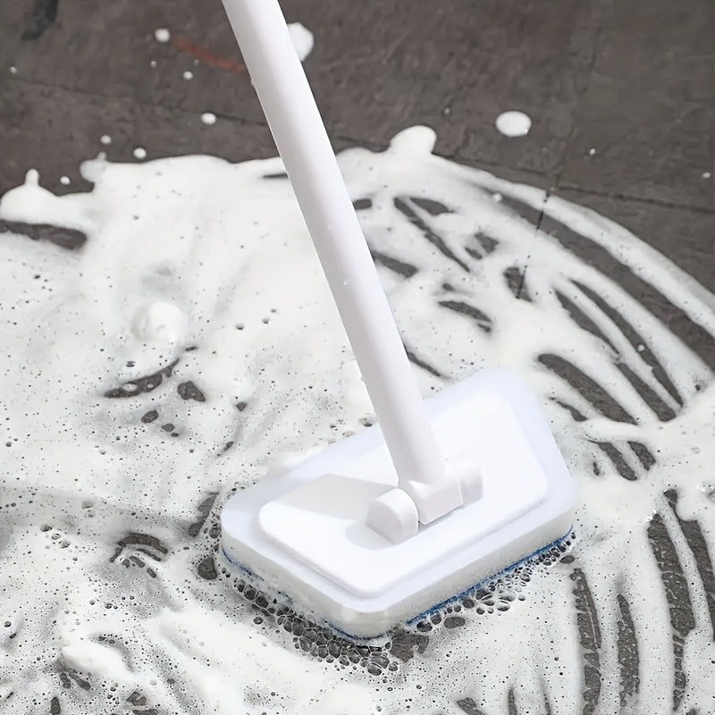 Tezkor pol va plitka tozalagich, uzaytiriladigan tutqich, ekologik toza qayta ishlanadigan gubka va qirg'ich pad – quvvat talab qilinmaydi, hammomlar, baliq tanklari va suzish havzalari uchun ko'p funksiyali tozalash asbobi