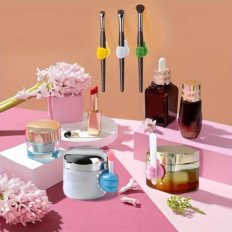 20 Premium Polished Plastic Wall Hooks for Cable and Key Organization