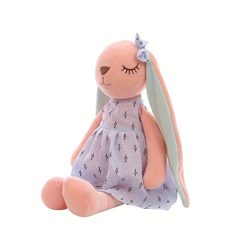 Stuffed Bunny Toy for All Ages Mixed Color Polypropylene Cotton Gift for Kids and Family