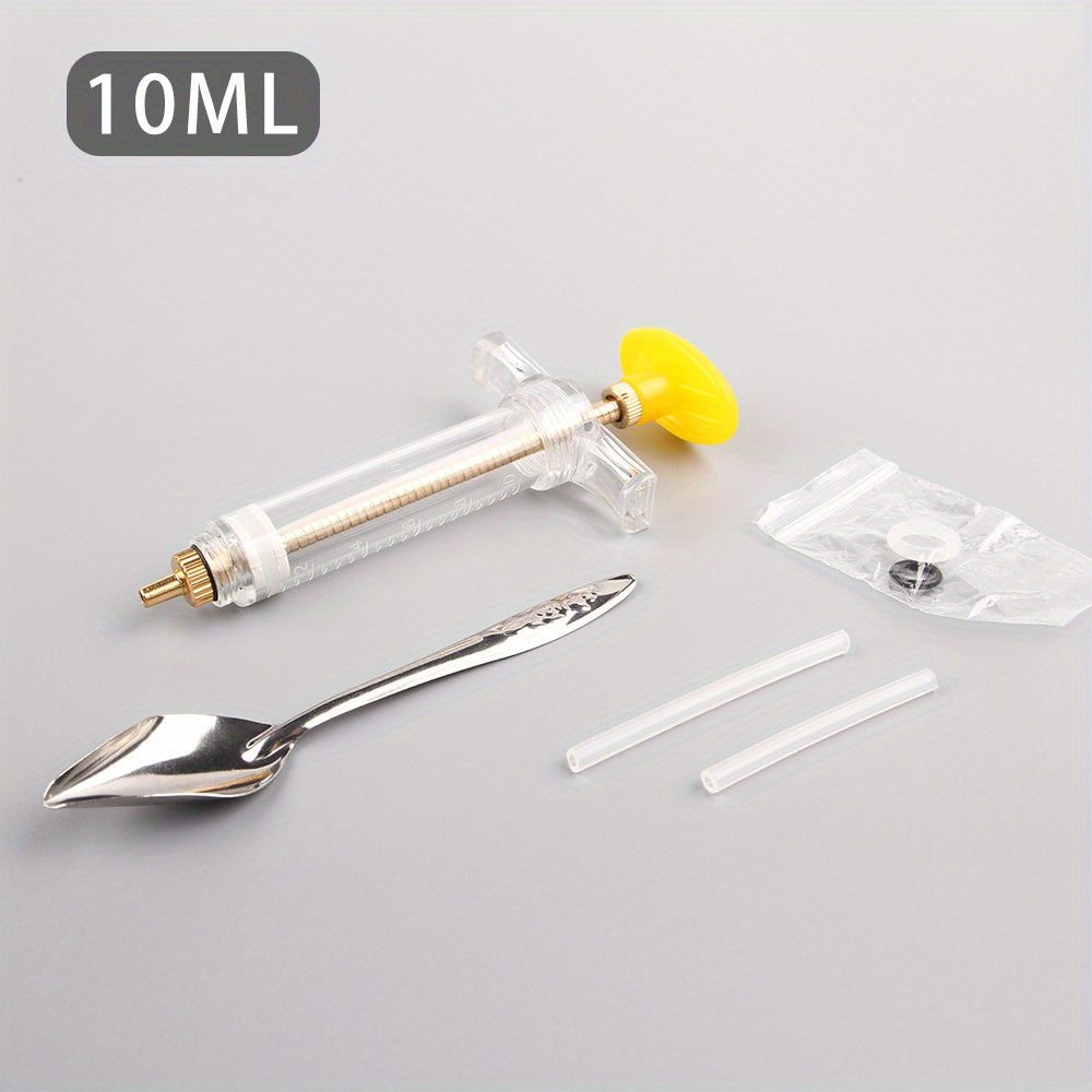 Набор для кормления птиц с мягкой трубкой, мерным стаканом и ложкой для всех видов птиц