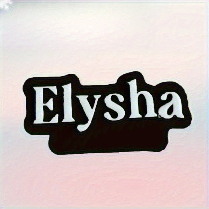 Personalized Acrylic Nameplate Brooch for Couples and Families Customizable Jacket Badge