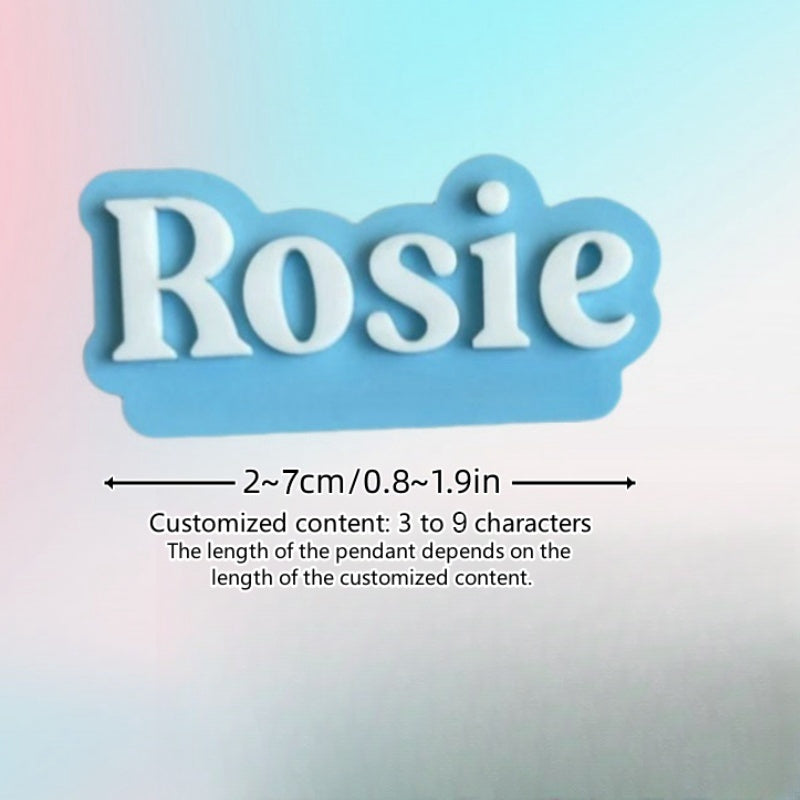 Personalized Acrylic Nameplate Brooch for Couples and Families Customizable Jacket Badge