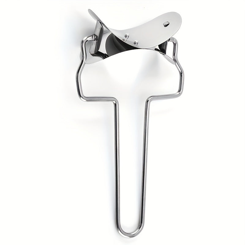 Stainless Steel Dumpling Maker Set with Dough Roller and Cutter for Home Kitchen