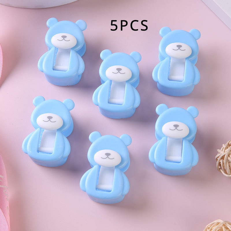 Blue Non-Slip Blanket Clips for Bedding, Quilt Holders, Easy Installation