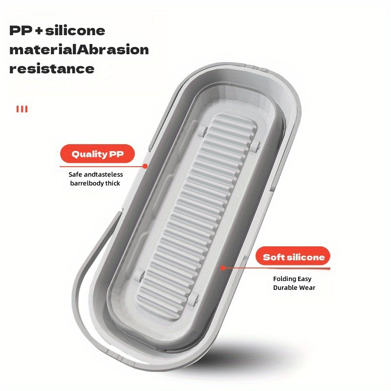 2-in-1 Flat Mop Set with Telescopic Handle Microfiber Pads and Bucket