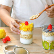 8 Pack 32oz Wide Mouth Mason Jars BPA-Free Glass Canning Jars with Airtight Lids