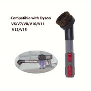 Uy, avtomobil, ofis uchun 4 ta bo'lakli vakuum aksessuarlar to'plami, cho'tka va adapter bilan