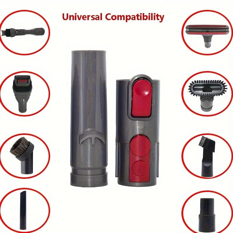 Uy, avtomobil, ofis uchun 4 ta bo'lakli vakuum aksessuarlar to'plami, cho'tka va adapter bilan