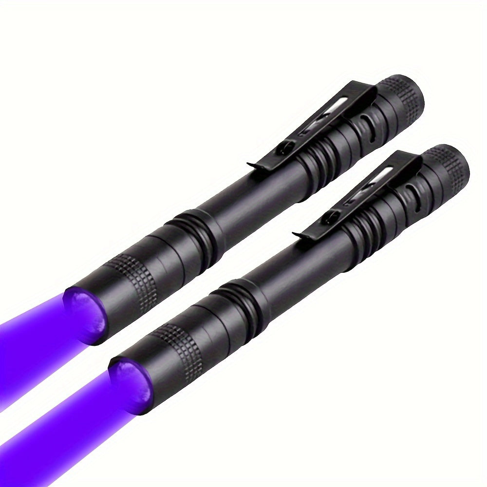 395nm UV Flashlight LED Black Light Pen for Invisible Ink Detection Money Scorpion Pet Urine Inspection