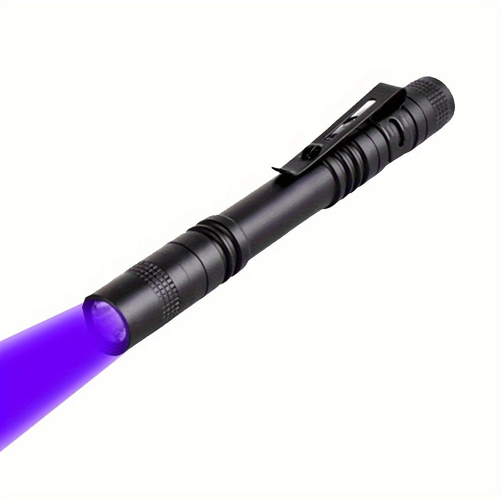 395nm UV Flashlight LED Black Light Pen for Invisible Ink Detection Money Scorpion Pet Urine Inspection