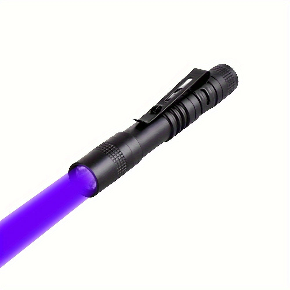 395nm UV Flashlight LED Black Light Pen for Invisible Ink Detection Money Scorpion Pet Urine Inspection