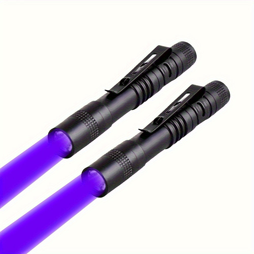 395nm UV Flashlight LED Black Light Pen for Invisible Ink Detection Money Scorpion Pet Urine Inspection