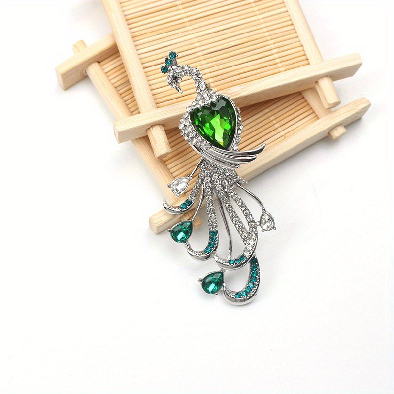 Women's Rhinestone Brooch Pin Elegant Decorative Jewelry