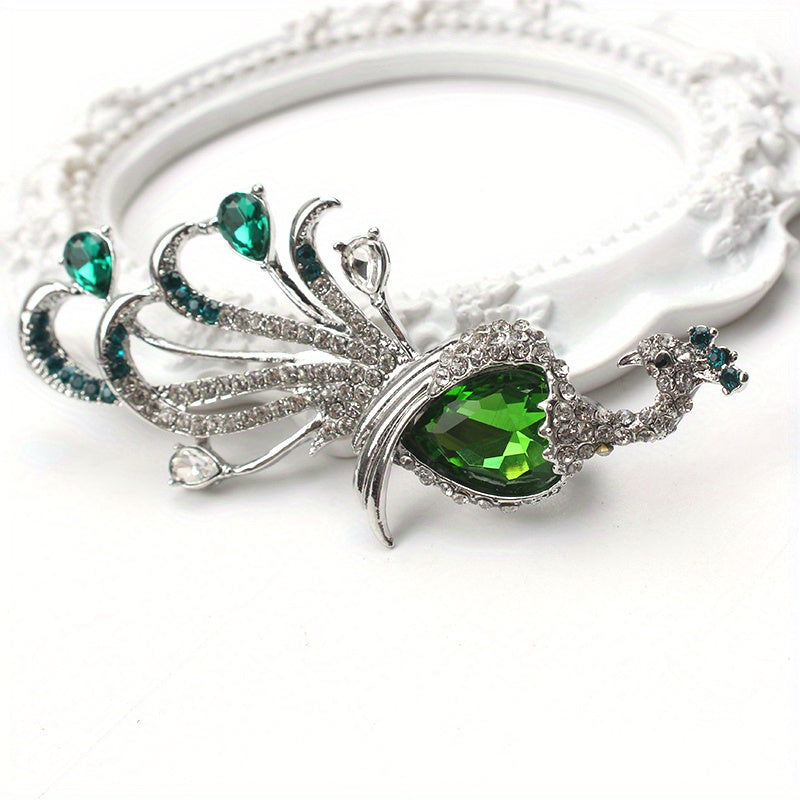 Women's Rhinestone Brooch Pin Elegant Decorative Jewelry