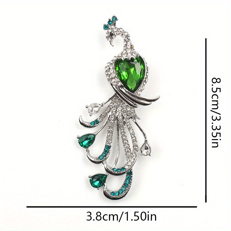 Women's Rhinestone Brooch Pin Elegant Decorative Jewelry
