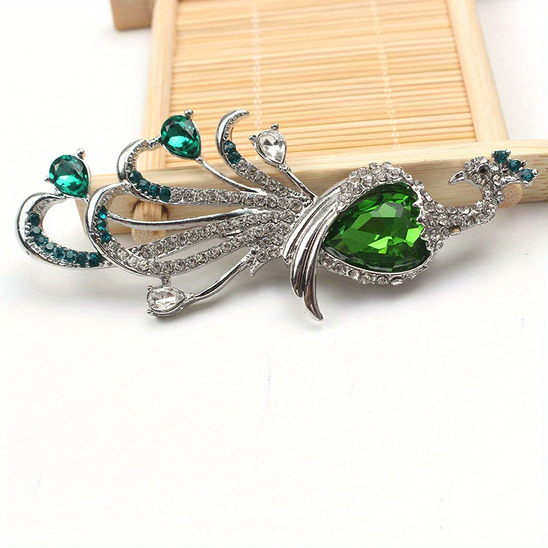 Women's Rhinestone Brooch Pin Elegant Decorative Jewelry